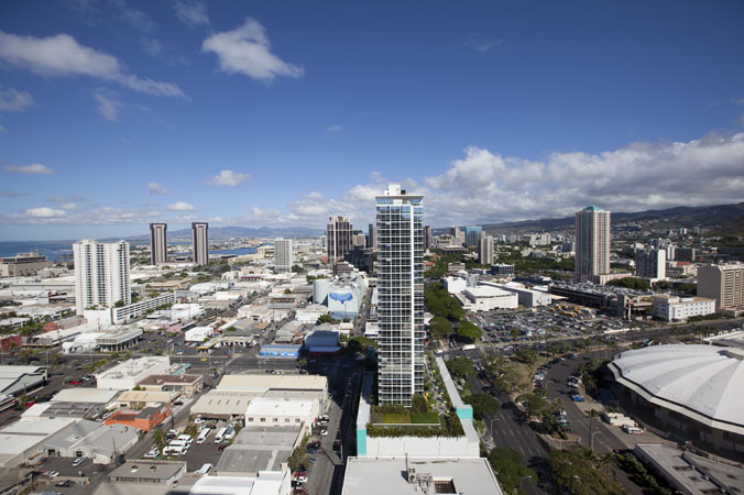 View toward Honolulu