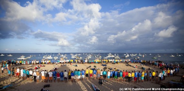 the 2011 Molokai paddle board race