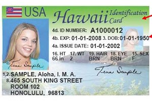 Hawaii State ID