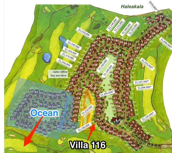 Hokulani Golf Villas Map