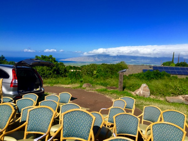Chairs and view 