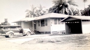 173 Waianae Place in the '50s.