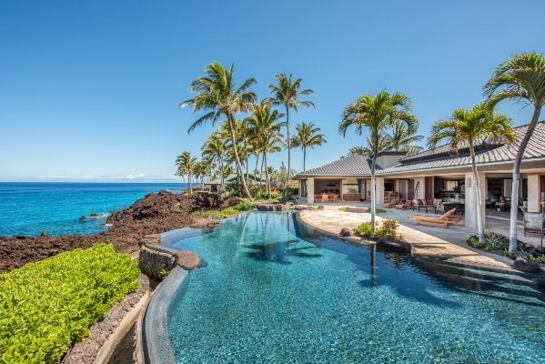 Oceanfront Mauna Lani home for sale